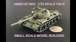 Model Build: Takom T-54 B Russian Tank - 1/72 Scale - 4k