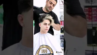 new hair cutting ✂️ with brown color hair boy hairstyles