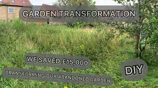 Huge Abandoned Garden Transformation - Father & Son Makeover Timelapse - @DIYJourney1