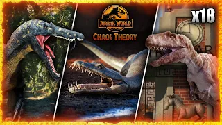 18 DINOSAURS THAT COULD SHOW UP IN JURASSIC WORLD CHAOS THEORY!
