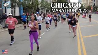 2023 CHICAGO Marathon - Walking tour [4K 60fps]