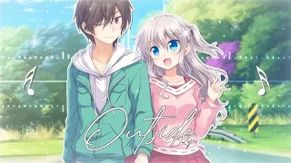 【Nightcore】↬ Outside (Switching Vocals)||AMV||Rope木村