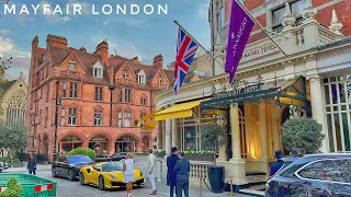 London Walk in Mayfair | Most Expensive Neighbourhood in London | London Virtual Walk 4K HDR