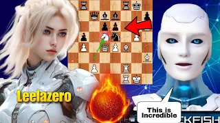 A PERFECT KNIGHT SACRIFICE BY STOCKFISH AGAINST LEELAZERO IN CHESS | Stockfish Vs Lc0 | Chess | AI