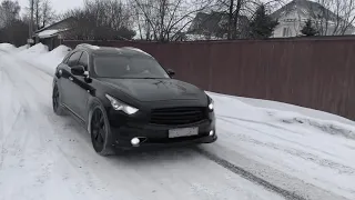 Активный выхлоп Thor установка на Infiniti fx (слушать в наушниках)