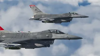 F-16c Convoy Strike Mission "No Commentary"