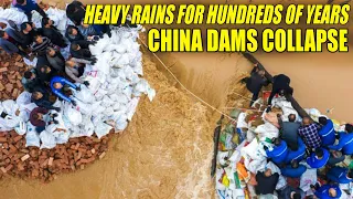 Typhoon Chaba landfall in China's Guangdong, 100 years of heavy rains threat of many dams collapse