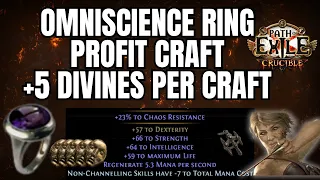 POE 3.21 - EASY CURRENCY Crafting Omniscience Amethyst Attribute Rings - Path of Exile Crucible