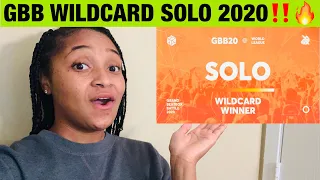 GBB Wildcard Solo 2020 Winner | reaction