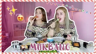 Realtime SUSHI MUKBANG met Kristina K 🍣🌟 | REBECCA DENISE