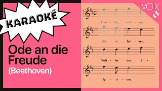 Chanter l"L'Hymne à la joie" en allemand