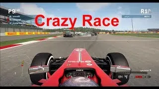 F1 Game 2013 Crazy Online Race - Unbelievable Penalty, Crashes and Bugs