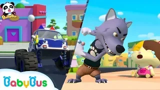 La Misión para Auto de Patrulla | Canciones Infantiles | Auto de Monstruos | BabyBus Español