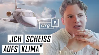 Privatjets, Yachten, Kaviar:  wie ein luxuriöser Lebensstil das Klima zerstört | STRG_F