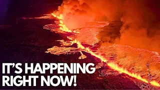 Iceland’s 100ft Volcano Crack Is About To Cause The BIGGEST Eruption In Europe!