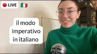 How to use Imperative Mood in Italian language - B1/B2