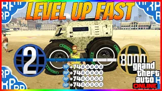 *SOLO* THIS IS NOW THE FASTEST WAY TO LEVEL UP IN GTA 5 ONLINE (LEVEL FROM 1-100 IN A DAY) RP METHOD