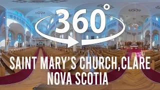 Saint Mary's Church 360, Clare, Nova Scotia by Trevor Jones