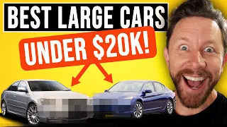 BEST used large cars UNDER $20,000 to buy in 2023