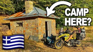 We Found an INSANE MOTOCAMP in the Remote Mountains of GREECE 🇬🇷 [S6-E3]