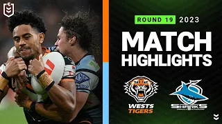 NRL 2023 | Wests Tigers v Cronulla-Sutherland Sharks | Match Highlights