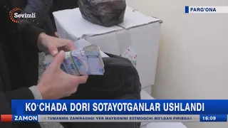 Ko'chada dori sotayotganlar ushlandi