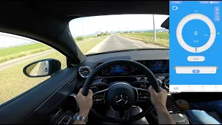 2019 MERCEDES A180 136HP AUTO | 0-100km/h POV | dragy