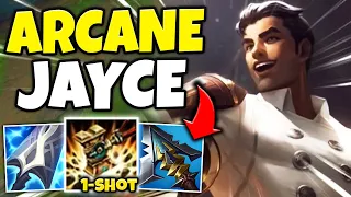 NEW ARCANE JAYCE DELETES YOU WITH 1 COMBO (KOREAN BUILD) - League of Legends