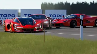 Lamborghini Terzo Millennio vs Ferrari SF90 Stradale vs Ferrari LaFerrari