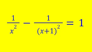 Math Olympiad | An Interesting Rational Equation