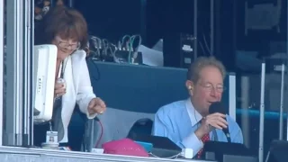 Foul Ball Lands in Yankees Radio Booth with John & Suzyn
