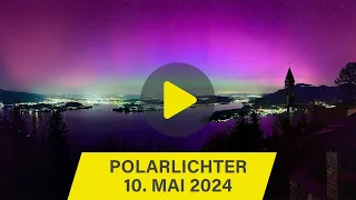 Polarlichter 10 Mai 2024 | Atemberaubende Zeitraffer #polarlicht #nordlicht #auroraborealis