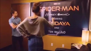 Zendaya and Tom Holland - Spider-Man Homecoming promotion