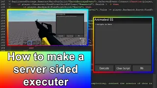 How To Make A Server Sided Executer Roblox Studio October 2021(Easy)