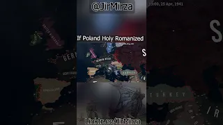 What If Poland Holy Romanized - HOI4 Timelapse #history #hoi4 #ww2 #shorts  #trend  #map #fyp