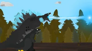 godzilla teach his son use his atomic breath