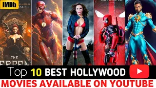 TOP 10 Best & New Hollywood Hindi Dubbed Movies || Available On YouTube