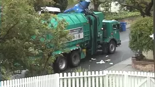 Recycling Garbage Truck Fail!