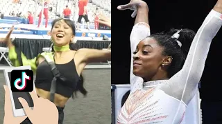 VLOG: MAKING TIKTOK'S WHILE SIMONE BILES MADE HISTORY | PENG PENG LEE