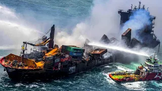 TOP 10 Most Shocking Container Ships Accidents and Disasters