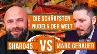 Wer ISST schärfer? | 6,4 MIO SCOVILLE NUDELN | Marc Gebauer & Sharo | TEIL 2