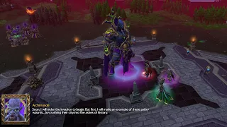 Archimonde The Defiler is summoned & Destruction of Dalaran || Warcraft 3 Reforged