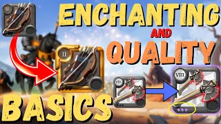 HOW TO Enchant Items and REROLL Quality - Albion Online