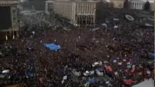 Начало Революции на Украине 1 Декабря 2013 Майдан  Миллон протестующих