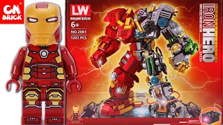 Unoffical LEGO MARVEL IRONMAN HULKBUSTER LW2081 UNOFFICAL LEGO SPEED BUILD