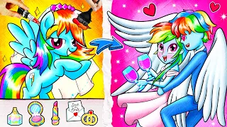 MY LITTLE PONY Rainbow Dash EXTREME Makeover Get A Happy Wedding With Soarin ❤️‍ Love Story Animated