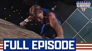 Gladiator Falls Off The Wall | American Gladiators | Full Episode | S02E18