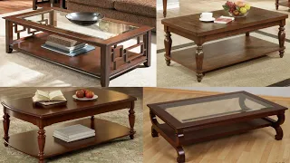 stylist wooden center table design ideas | coffee table | center table | modern wooden coffee table.