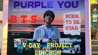 BTS-V Day Project in Sinchon, Korea, Seoul