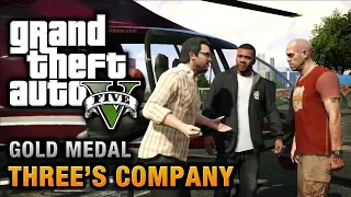 GTA 5 PC - Mission #24 - Three's Company [Gold - 1080p 60fps] - HK GAMING ZONE